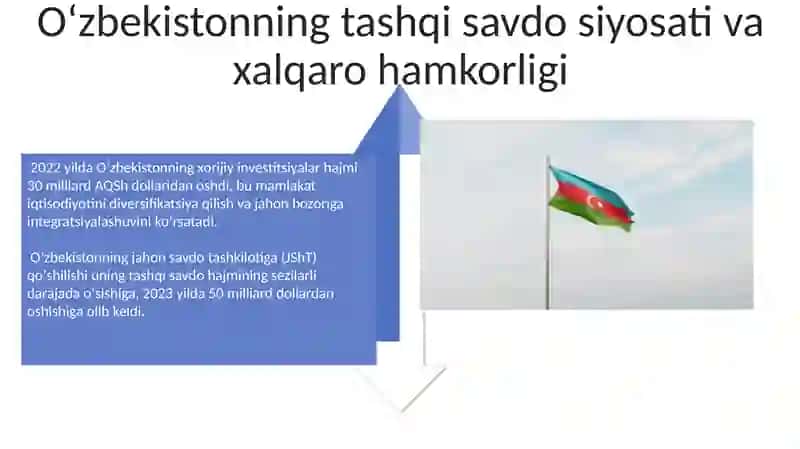 Xalqaro iqtisodiy integratsiya va Oʻzbekistonning jahon hamjamiyatiga kirib borishi 4