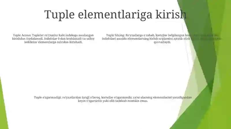Kortejlar Bilan Ishlash 4
