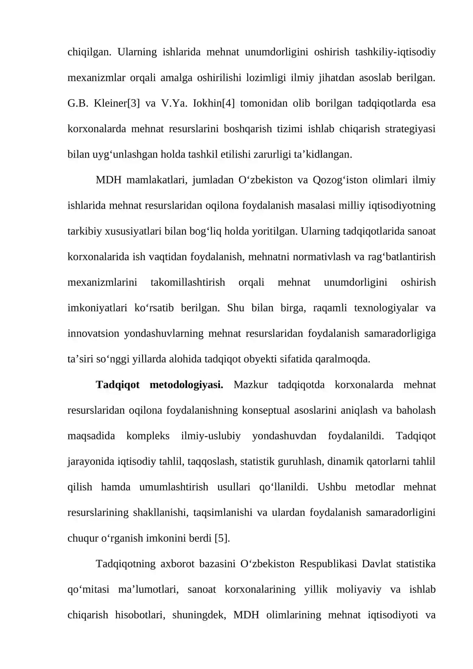 Mehnat bozori va korxonalarda mehnat resurslaridan foydalanish. Kapital qo‘yilmalar va kapital bozori 4
