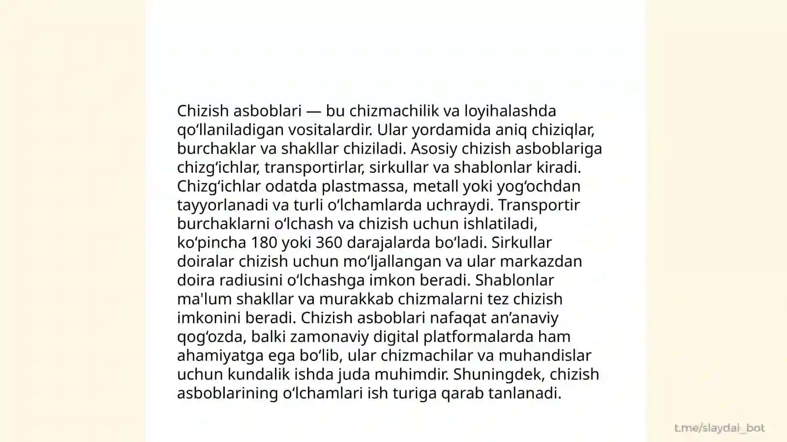 Autocad dasturi interfeysida asosiy uskunalar paneli 4