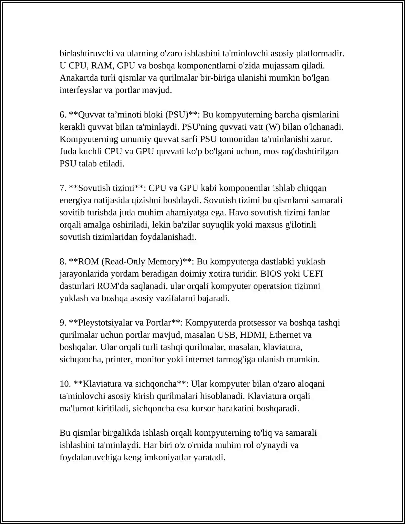 MENING KOMPYUTERIM 4