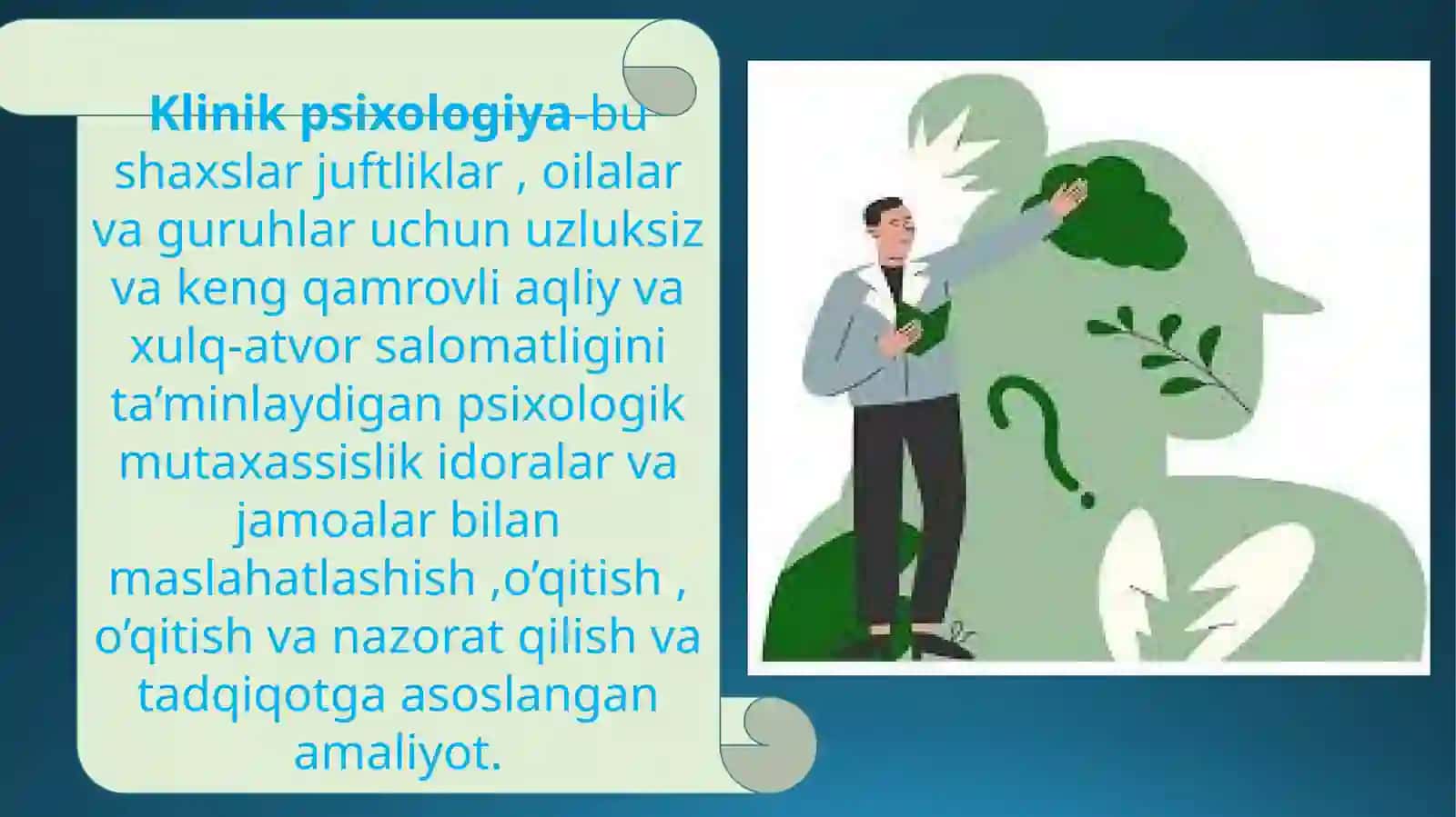 KLİNİK PSİXOLOGİYA VA RUHİY SALOMATLIK MUAMMOLARI 4