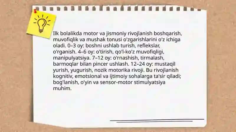 Ilk bolalik davri psixologiyasi 4