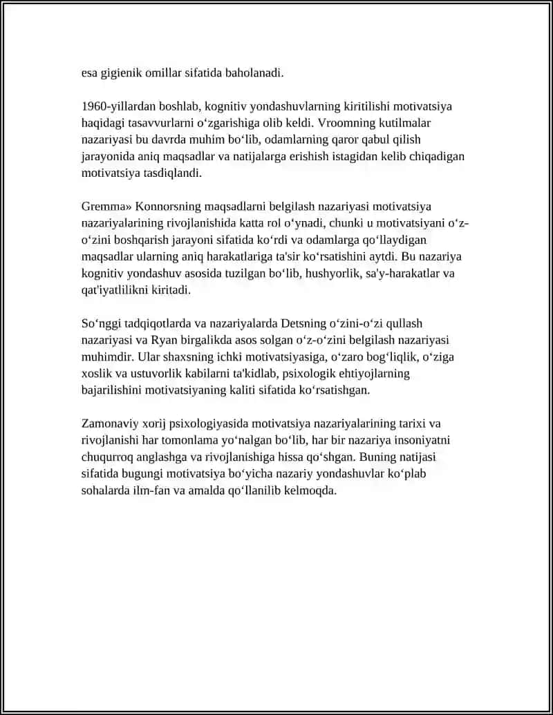 XORIJ PSIXOLOGIYASIDA MATIV VA MATIVATSIYA MUAMOSO 4