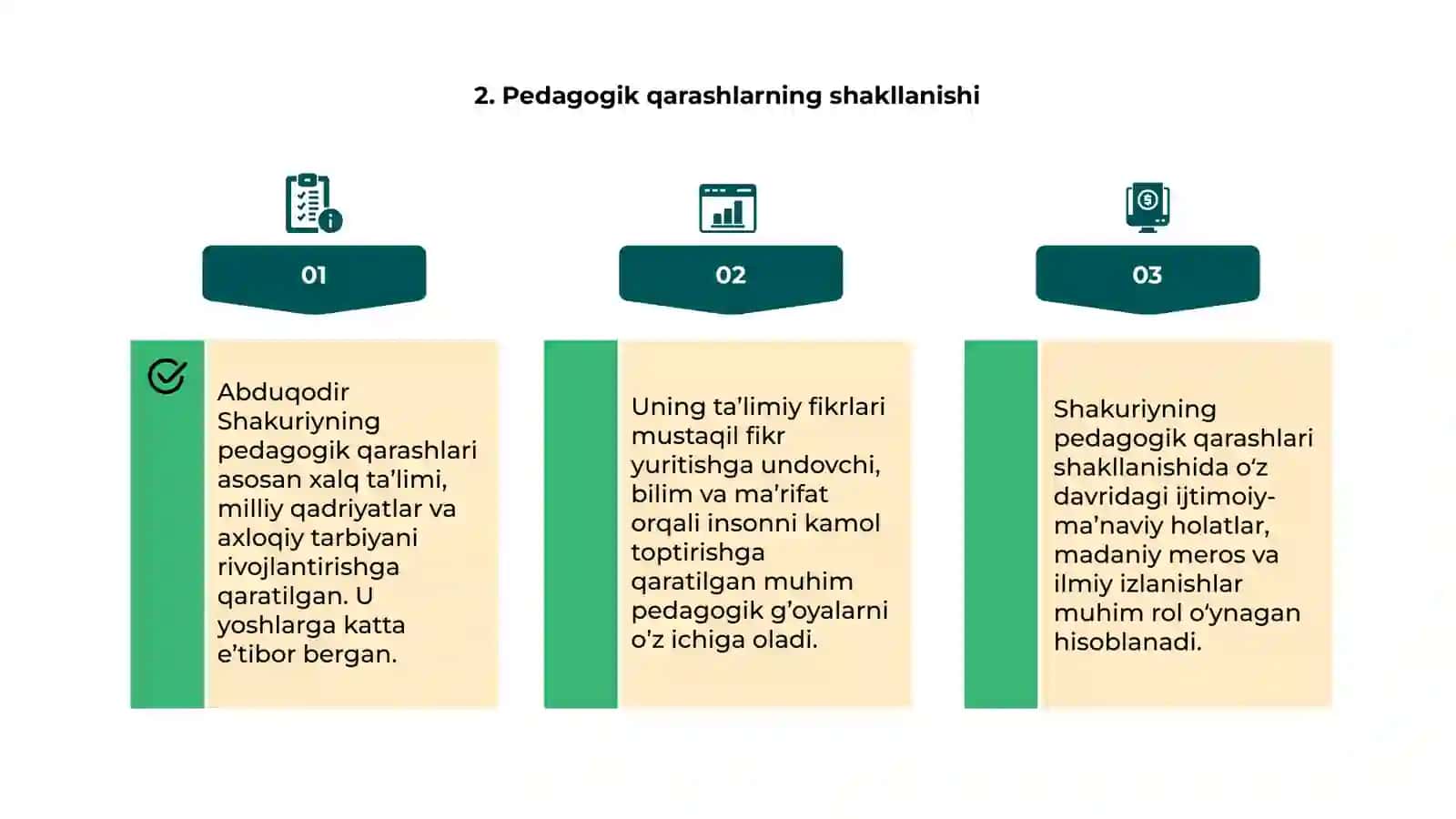 Abduqodir Shakuriyning pedagogik qarshlari 4