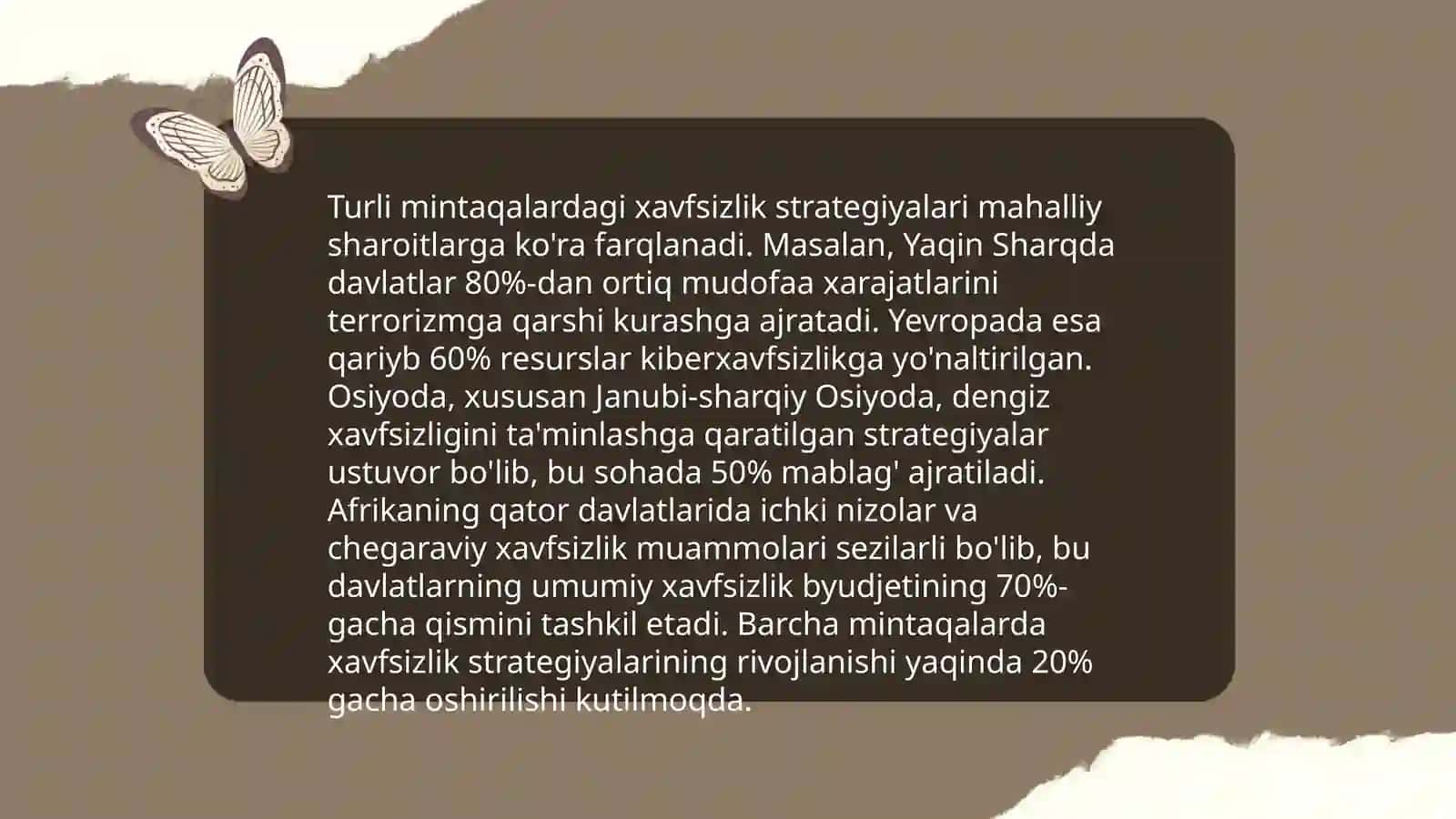 Jamoalarni muhofaza qilish regional farqlarni hisobga olish 4
