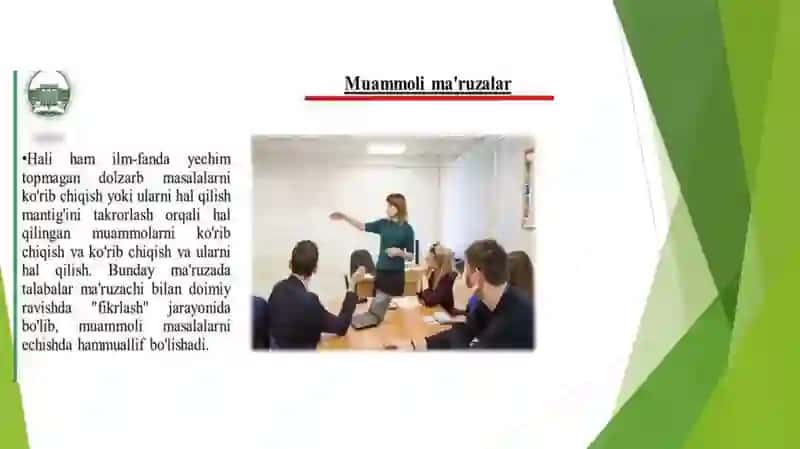 Maruza turlari va ularga qo’yiladigan talablar 4