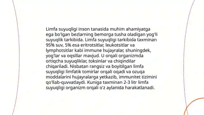 Qon depolari. Limfa qon o'rnini bosuvchi suyuqliklar fiziologiyasi 4
