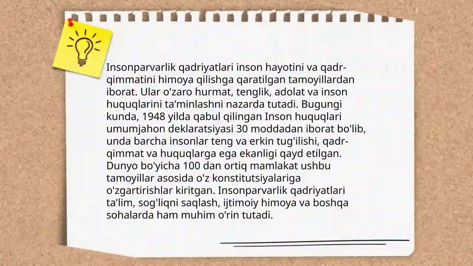 Insonparvarlik tamoyillari haqida taqdimot 4