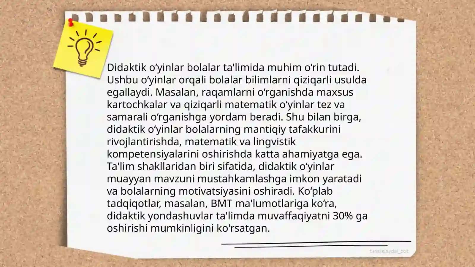 O‘yin faoliyati 4