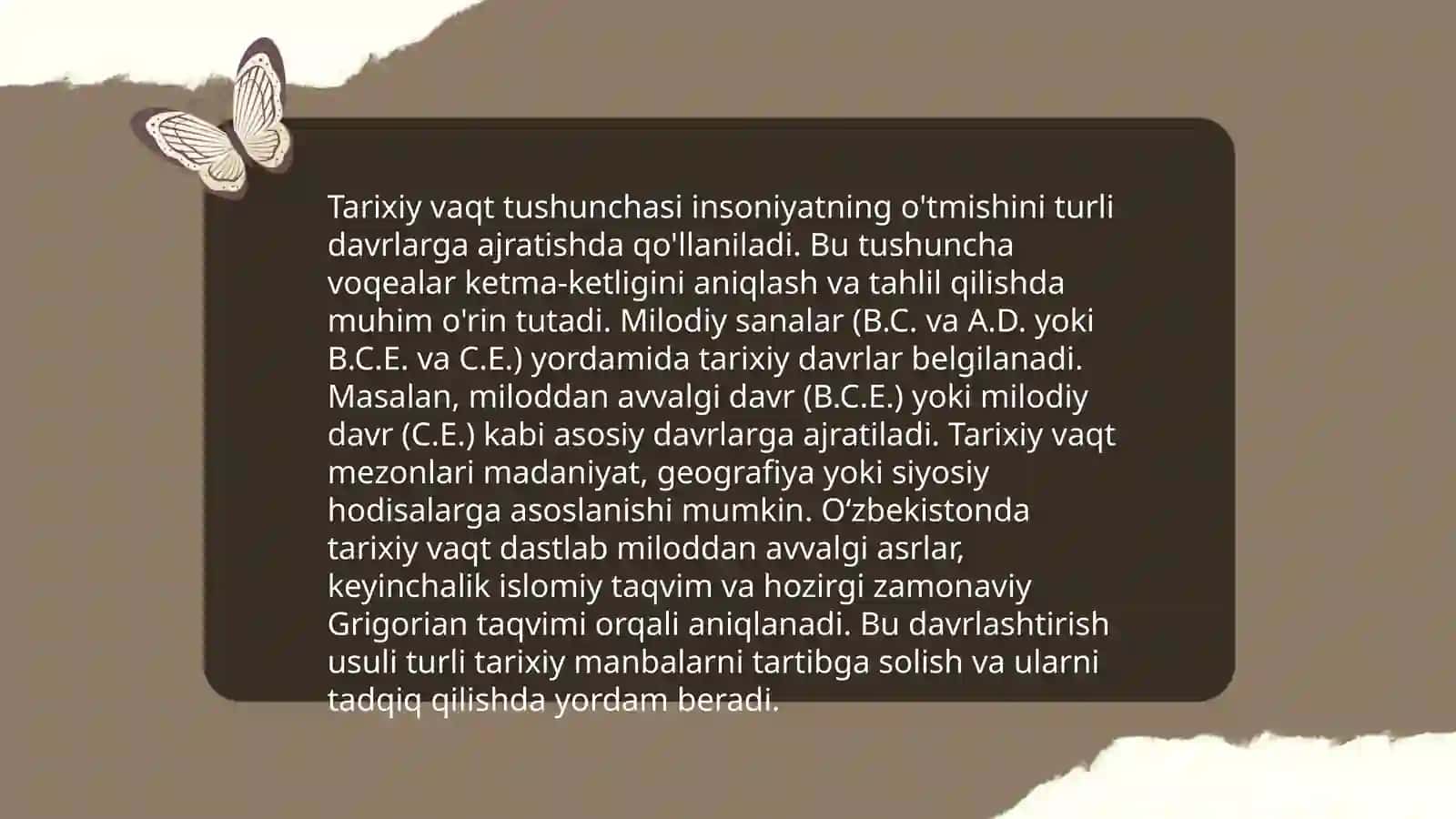 Tarixiy qonuniyat va tarixiy vaqt 4