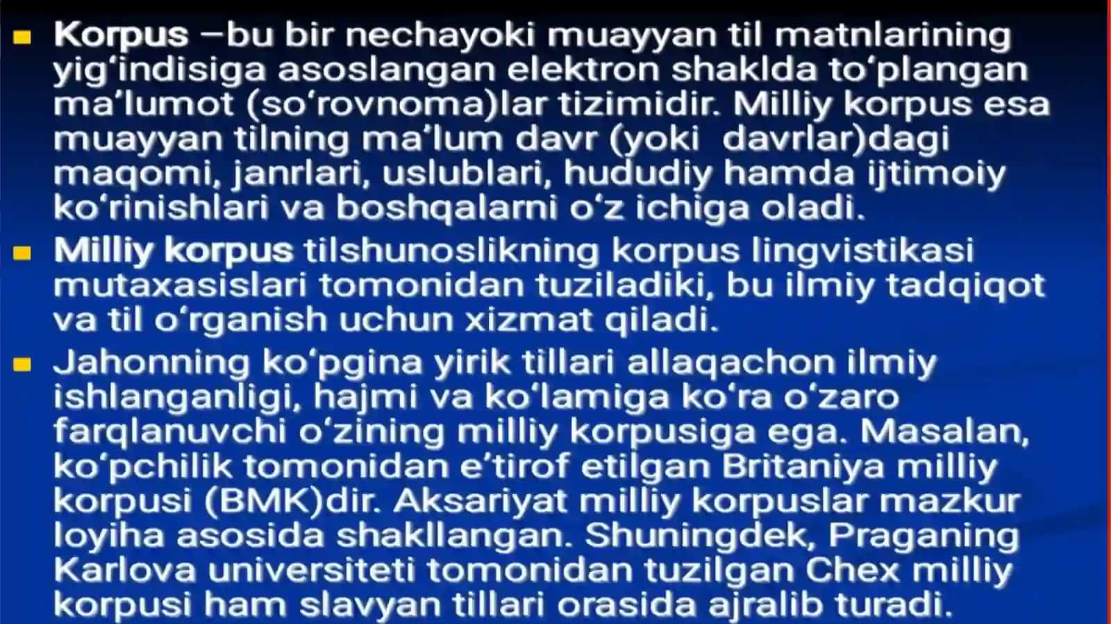 Rasmiy matn korpusini yaratish. 4