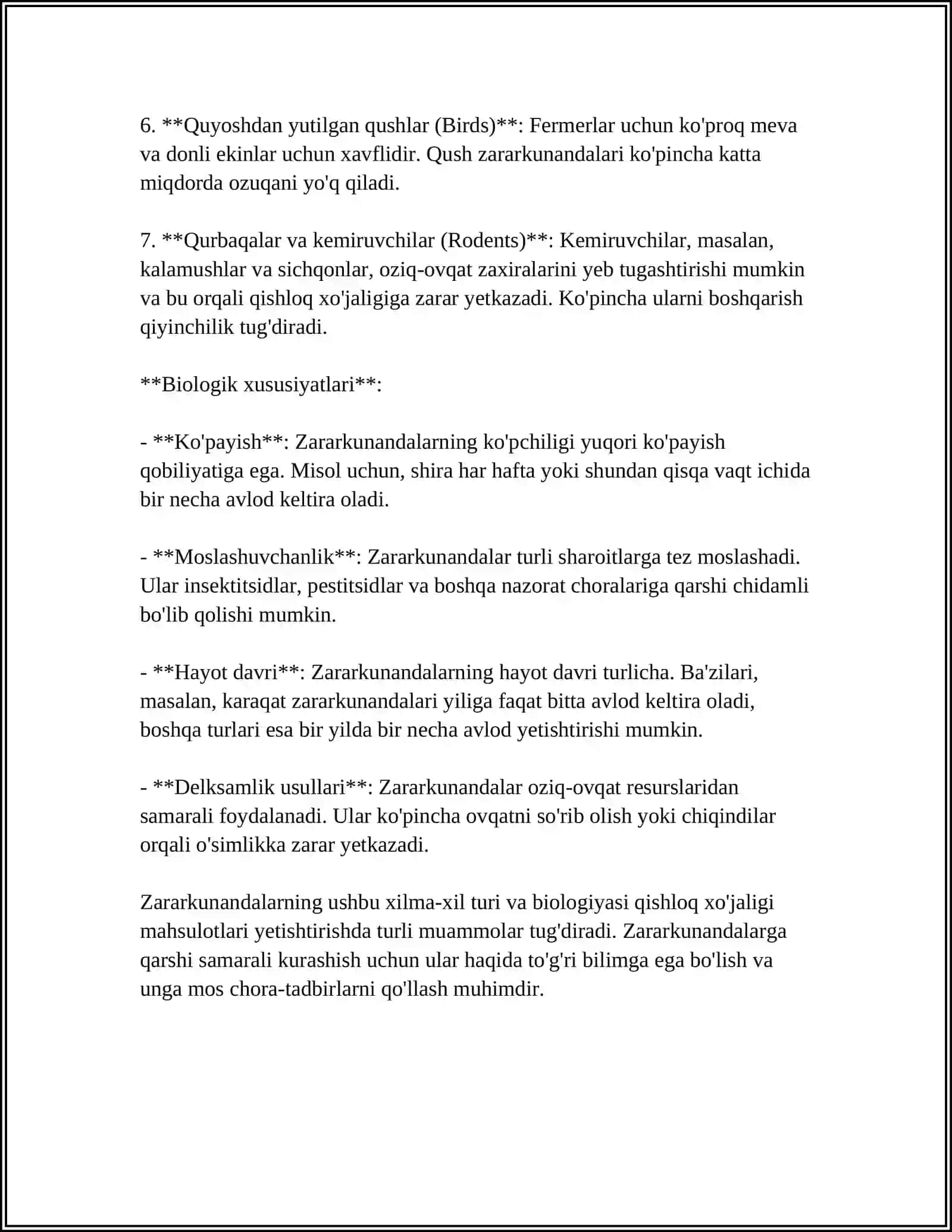 OLMA BOG'LARIDAGI ZARARKUNANDALAR BIOLOGIYASI VA QARCHI KURASHISH CHORALARI 4
