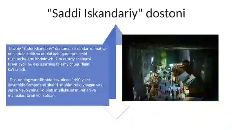 Alisher Navoiy haqida slayd 4