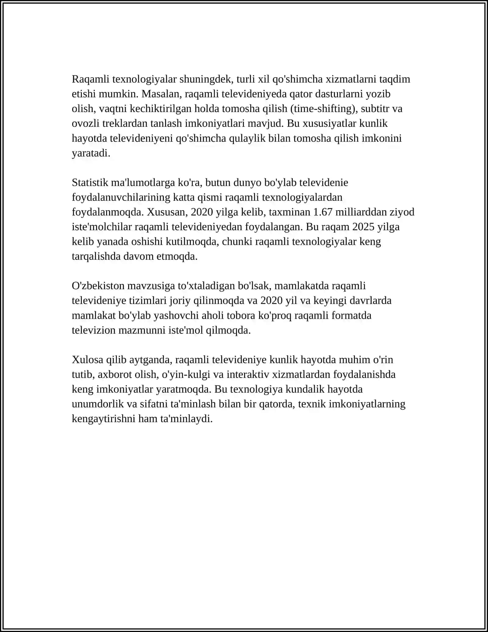 MEDYA TEXNALOGYALAR KUNDALIK HAYOTDA 4