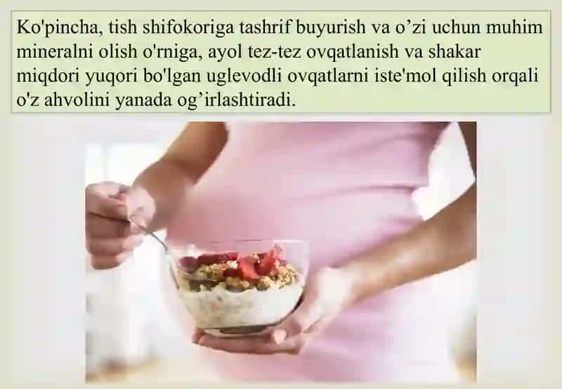 Homiladorlik davrida kariyesning individual profilaktikasi 4