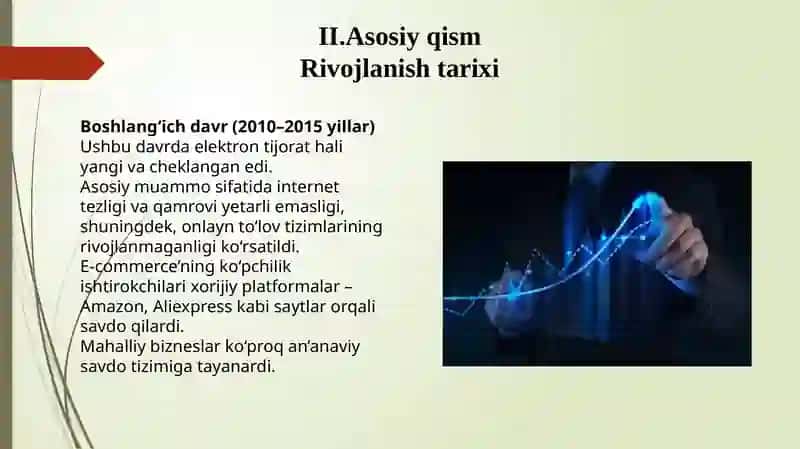O‘zbekiston Respublikasida elektron tijoratning rivojlanish holati 4