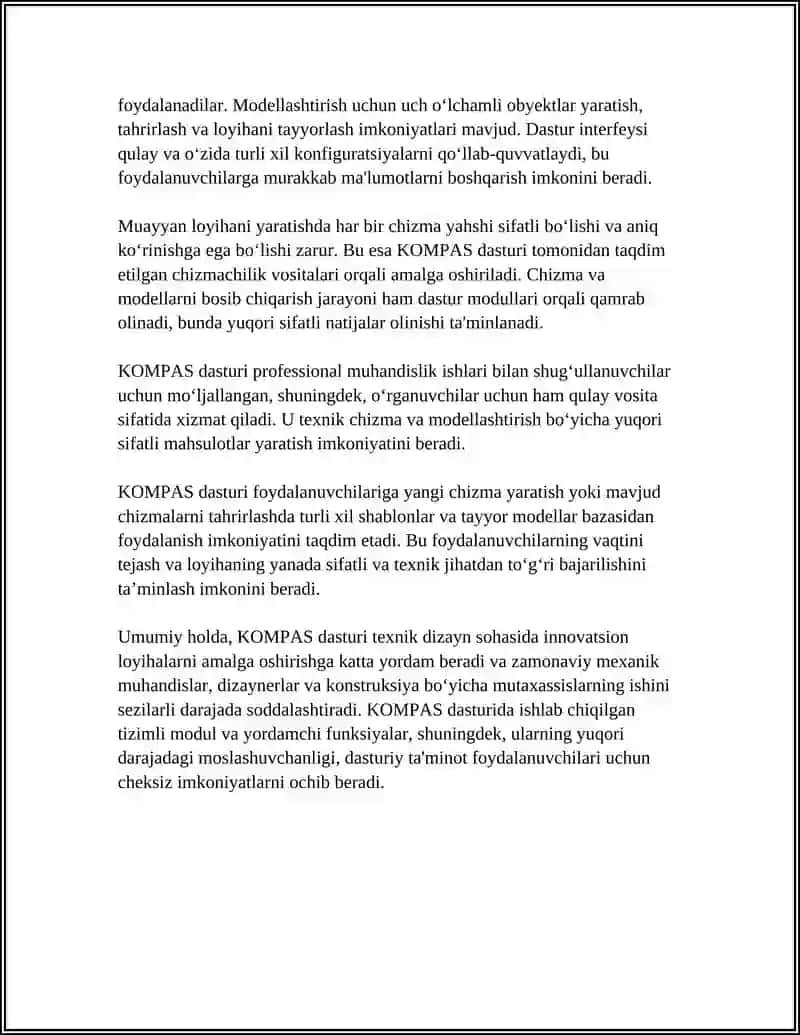 KOMPAS (ACSOM) DASTURI 4