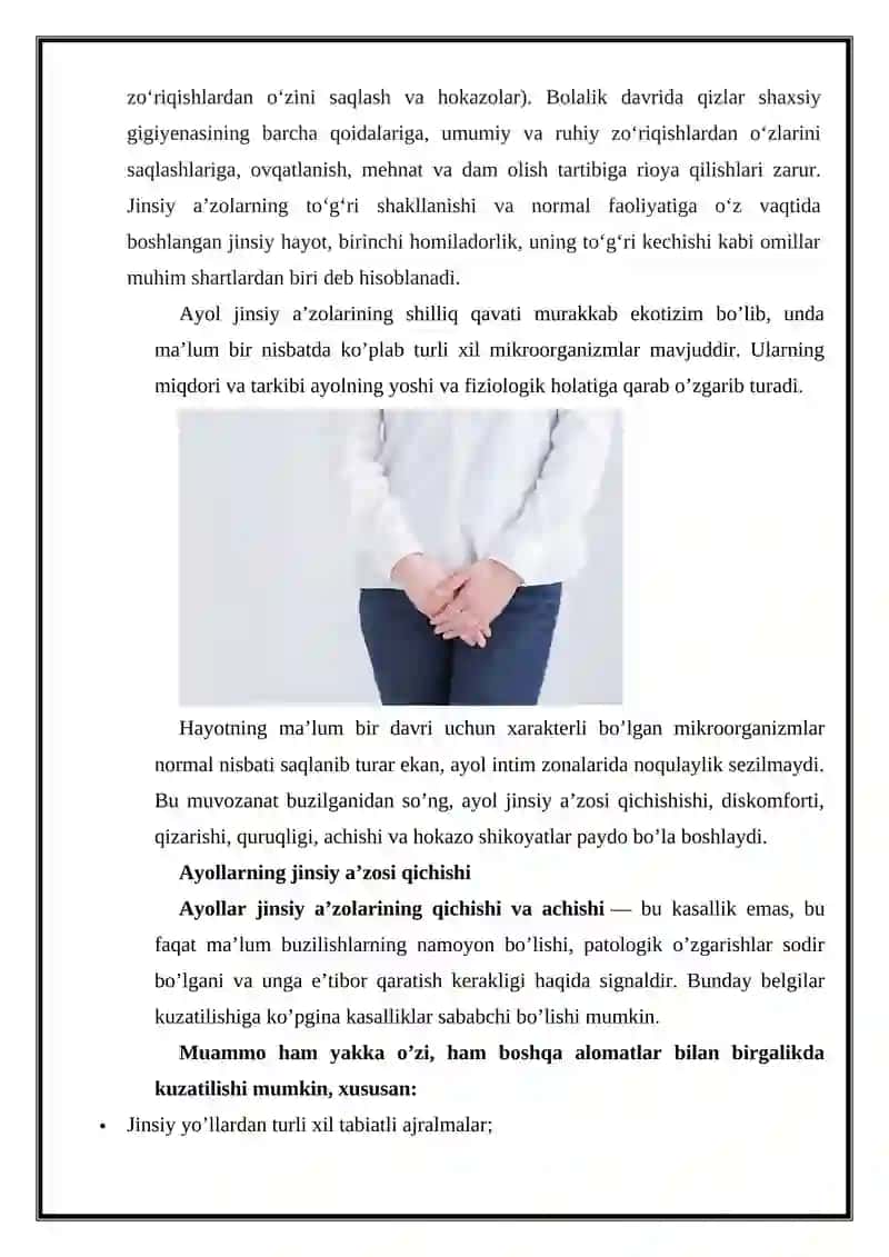 Ayollar jinsiy a'zolari nuqsonli rivojlanishi 4