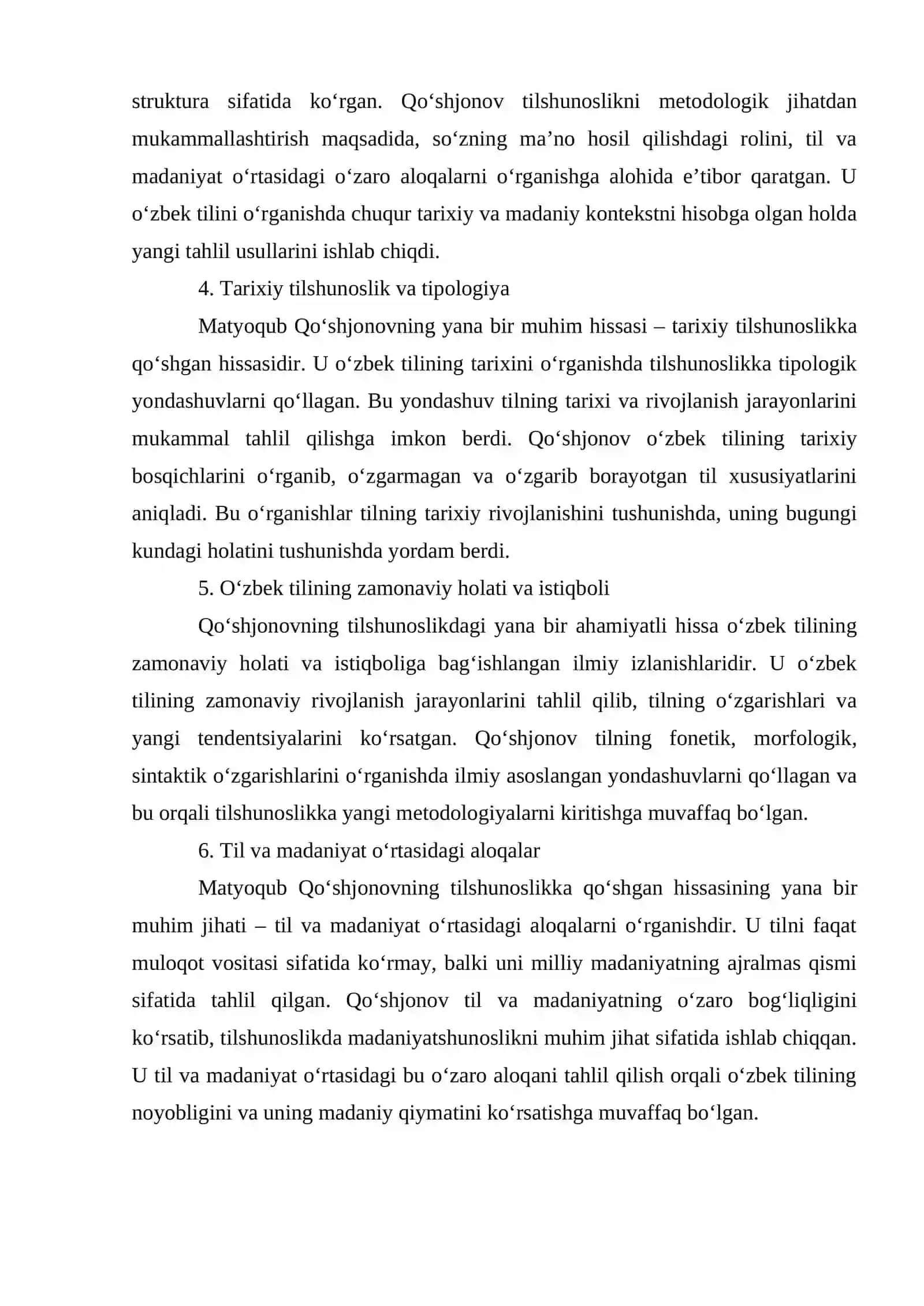 Matyoqub Qo’shjonovning saylanma maqolalar to’plami 4