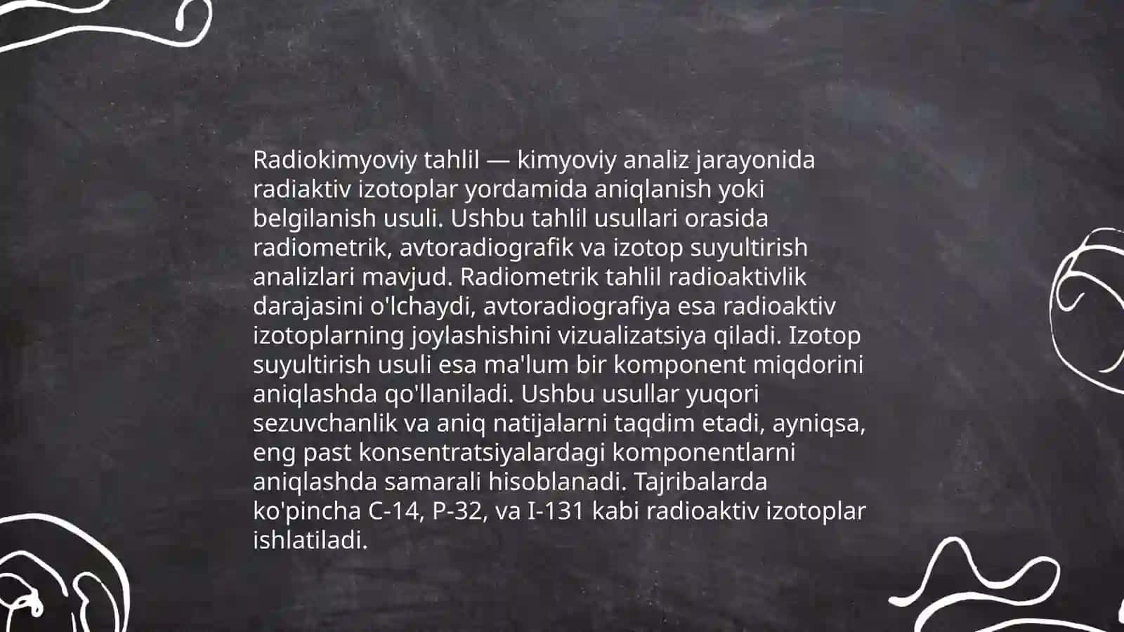 Radiokimyoviy tahlil usuli 4