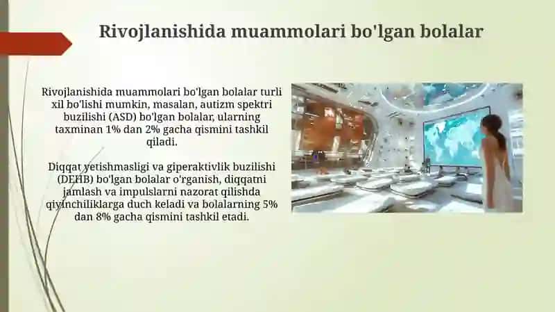 Rivojlanish muamosi bo bolalarga inklyuziv talim keng talimiy amaliyotga joriy etish algoritmi 4