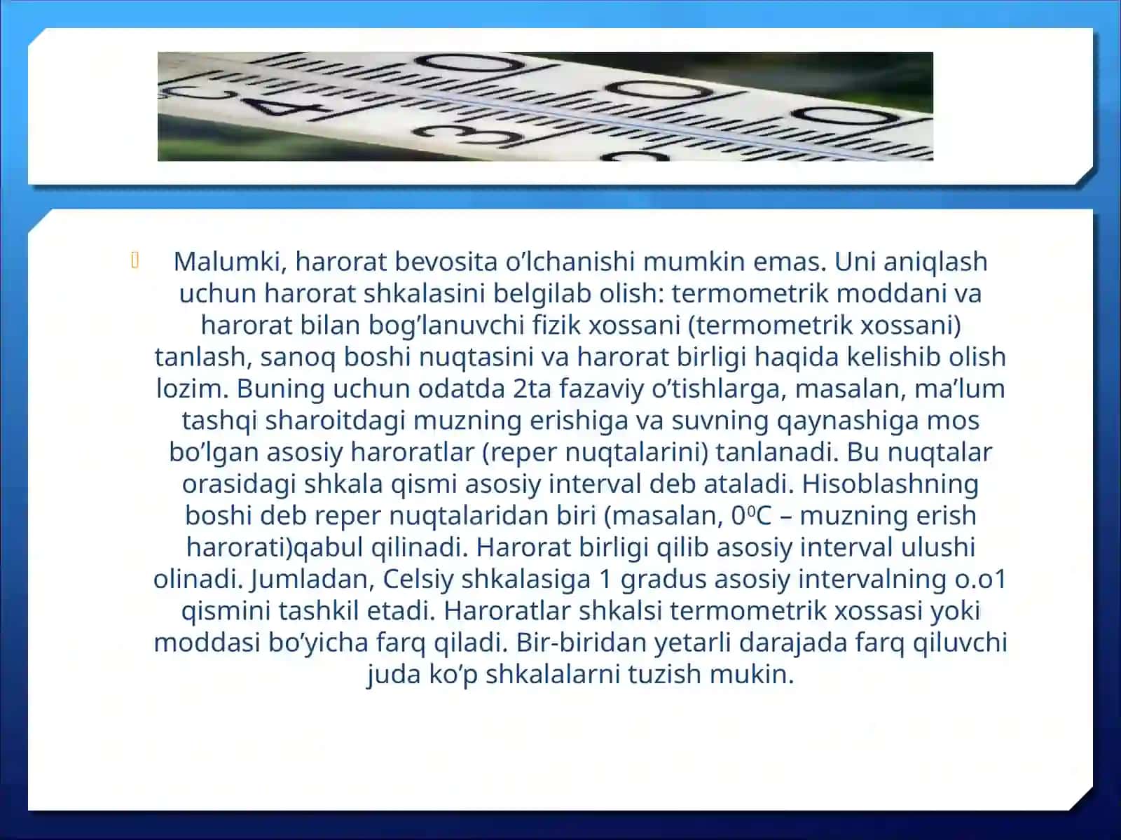 Termometriya va bolalarda tana haroratini o`lchash 4