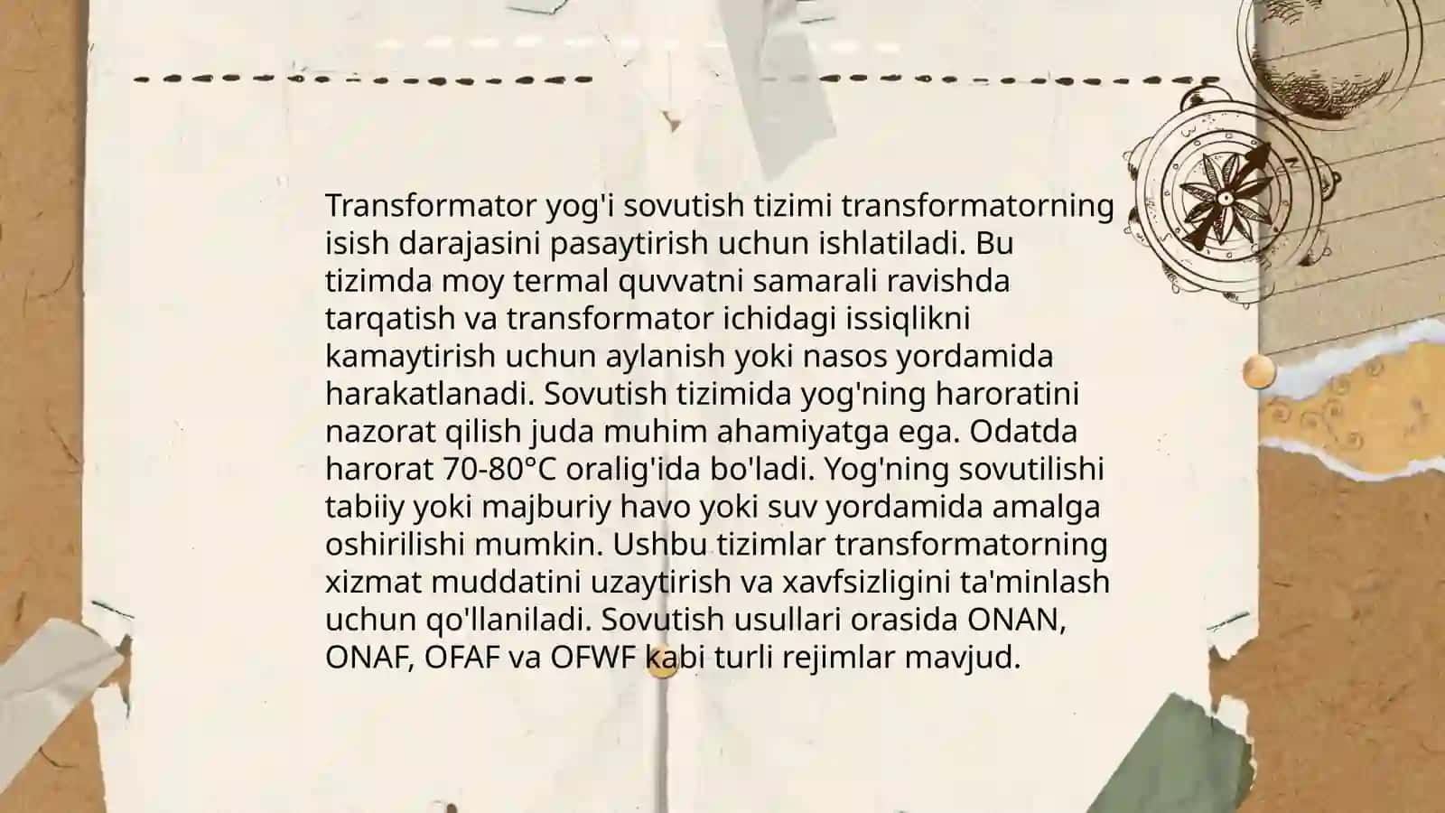 Kuch transformatorlarining sovutish tizimi 4