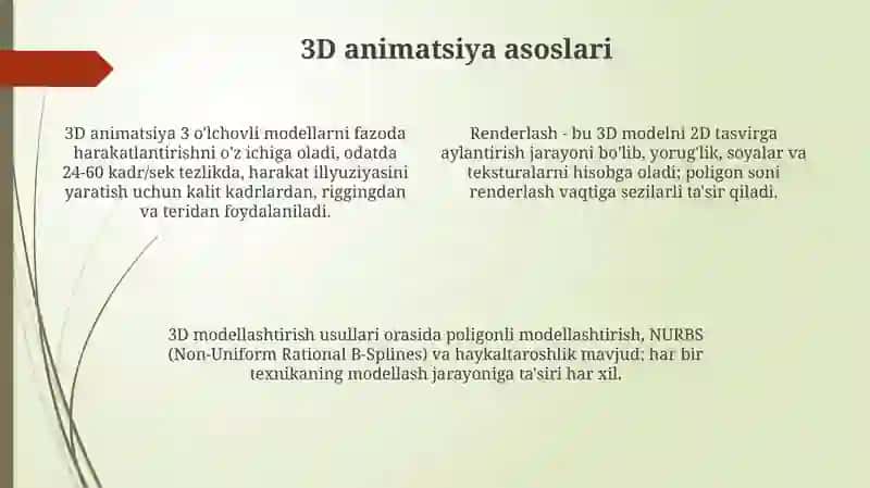 3D animatsiya infromatikasi 4