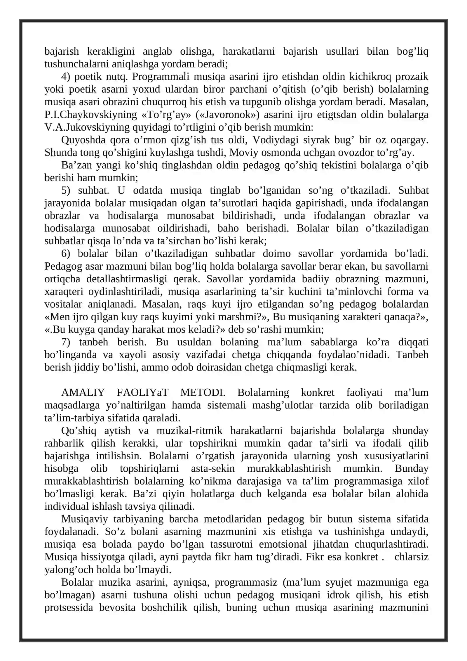 Maktabgacha yoshdagi bolalarga musiqaviy ta’lim-tarbiya berish metodlari va usullari 4