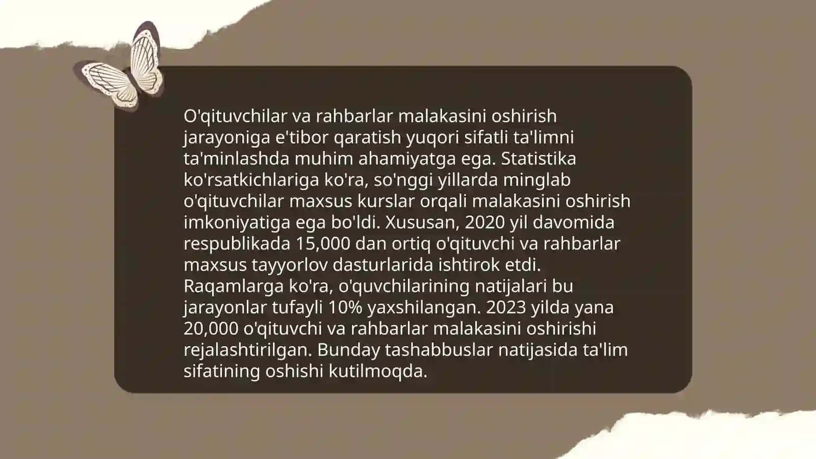 TALIS xalqaro baholash tadqiqotining mazmun mohiyati 4