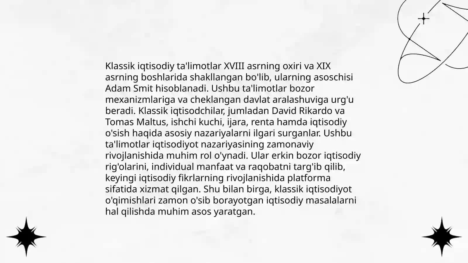 Iqtisodiyot nazariyasi faninig shakllanish va rivojlanishda iqtisodiy ta'limotlarning o'rni 4