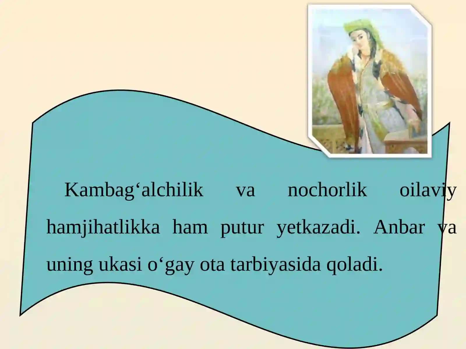 XIX asr ikkinchi yarmi–XX asr boshlari o‘zbek adabiyotida shoiralar ijodi 4