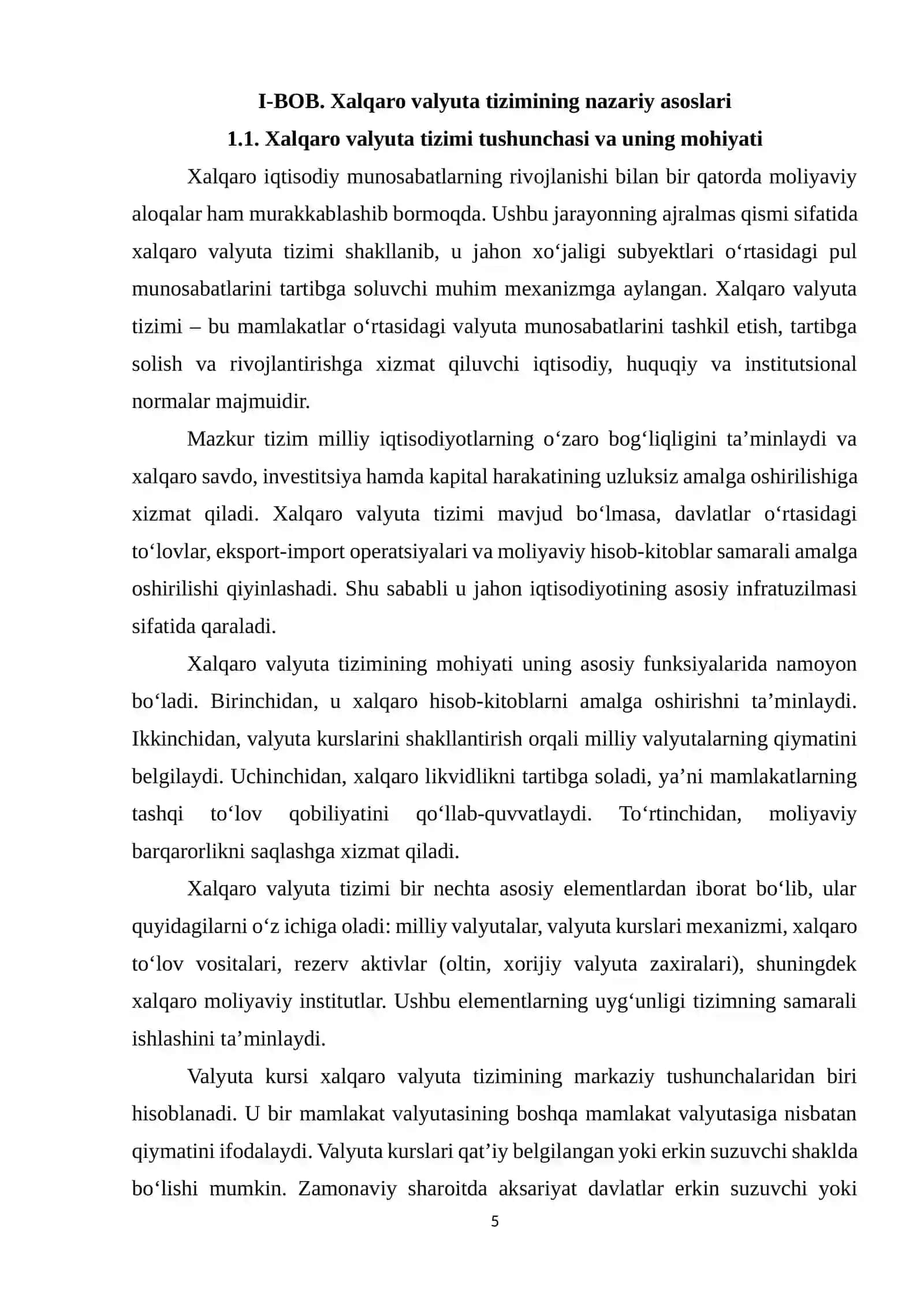 Xalqora varyuta tizimining shakllanishi va rivojlanishi 4