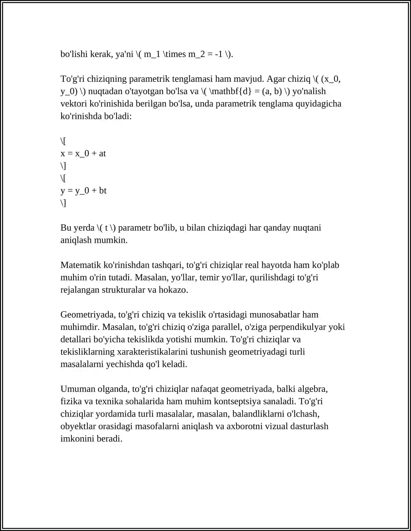 MATEMATIK FANLARNING OBYEKTLARI VA ULARNING MAVJUDLIK MUAMOLARI 4