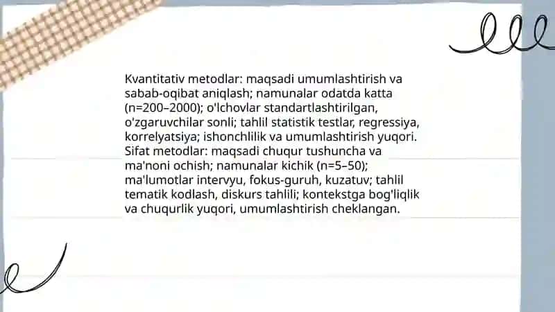 Sotsiol psixologiyada tadqiqot metodlari 4