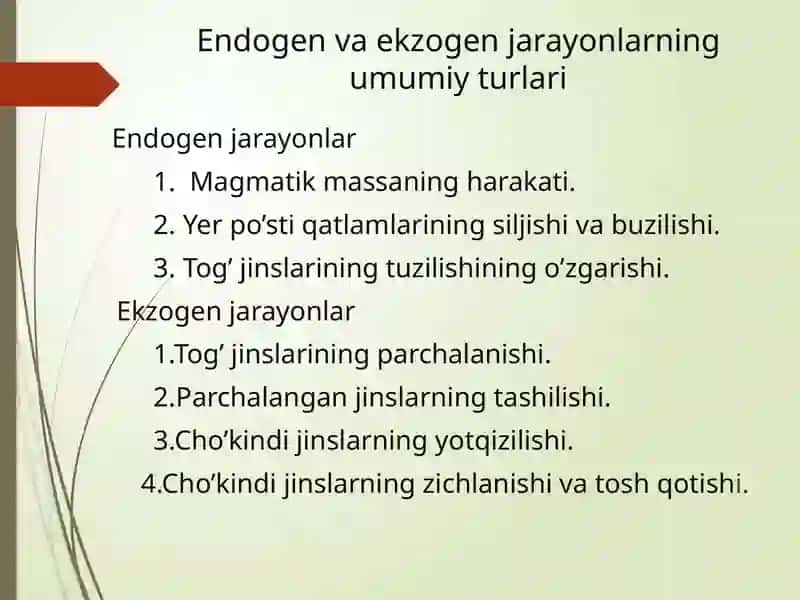 Geologik jarayonlar haqida umumiy tushuncha 4