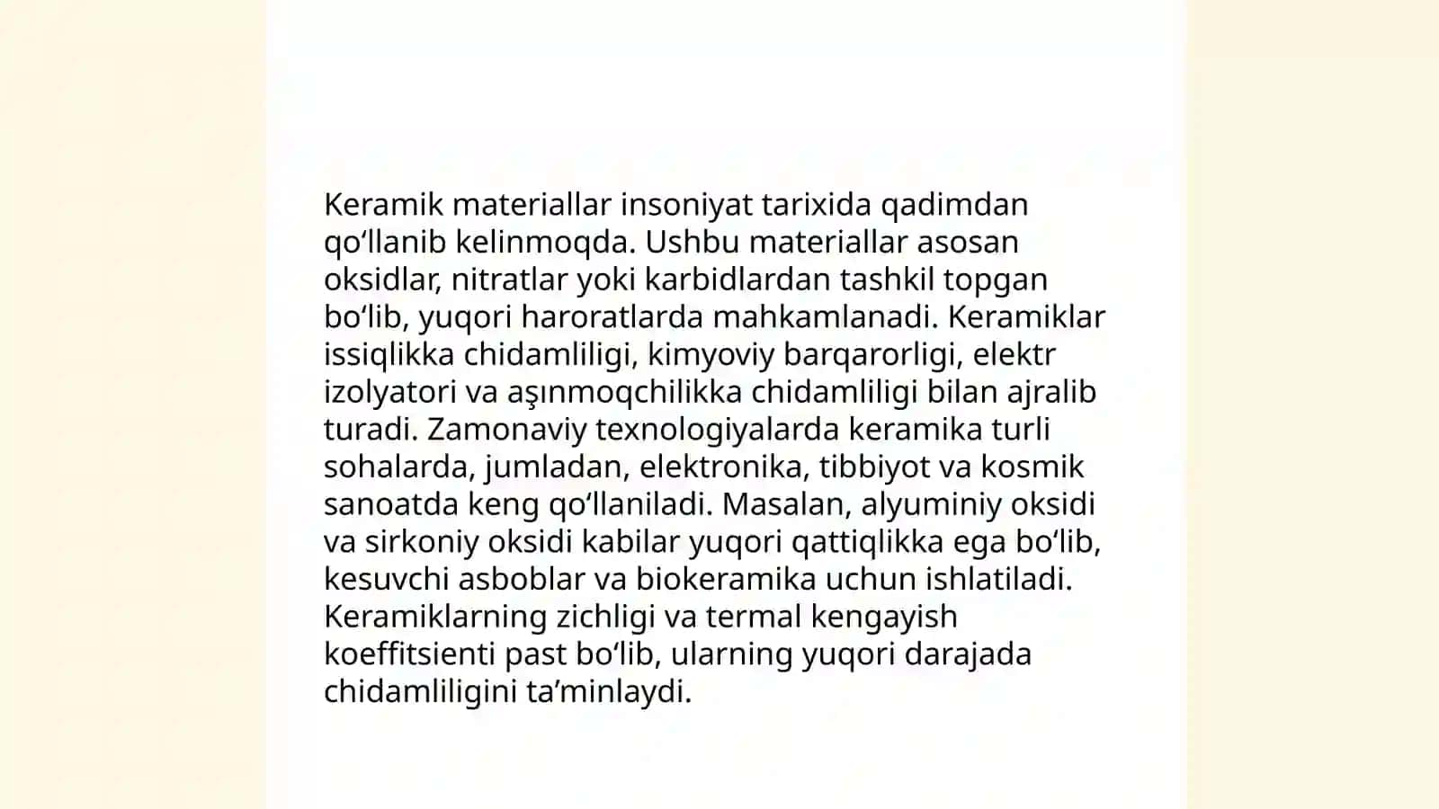 Nometall konstruksion materiallar 4
