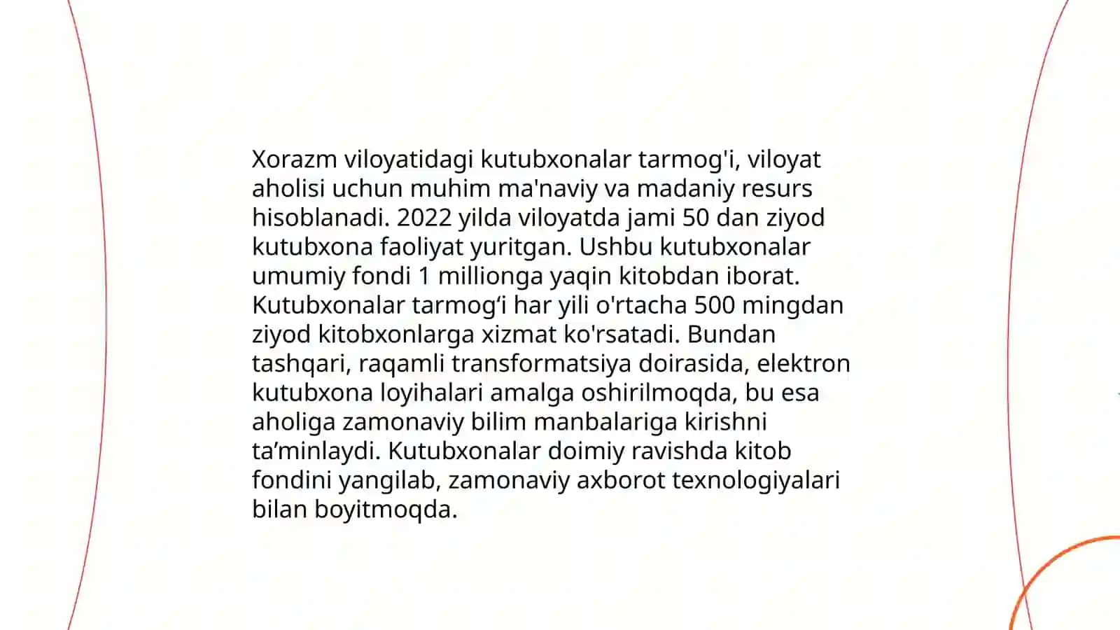 Xorazm viloyati yoshlar kutubxonasi 4