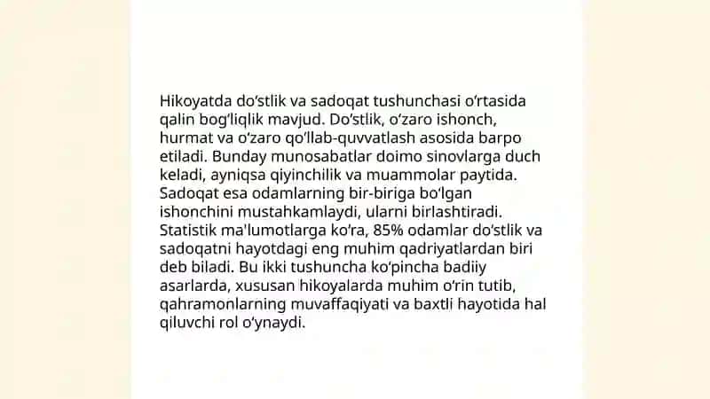 Alisher Navoiy “Sher bilan Durroj” hikoyatining ma'rifiy va tarbiyaviy ahamiyati. 4