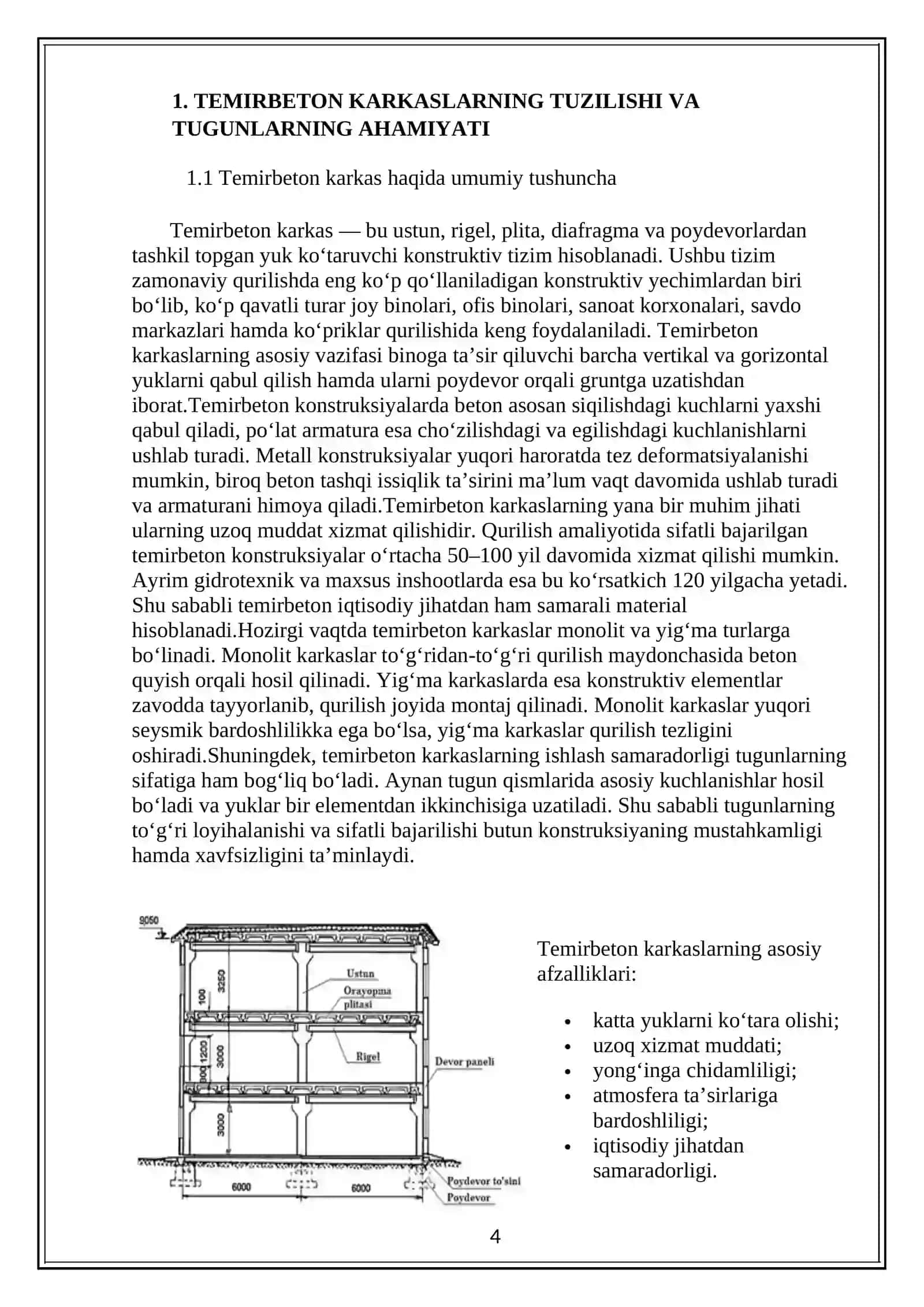 Temirbeton karkaslarda tugunlarning ishlashi 4