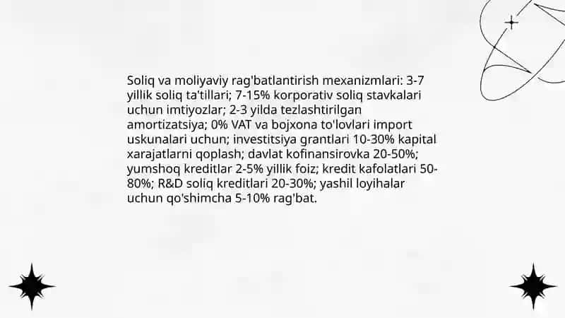 Xorijiy investitsiyalarni jalb qilishning muhimiyati 4
