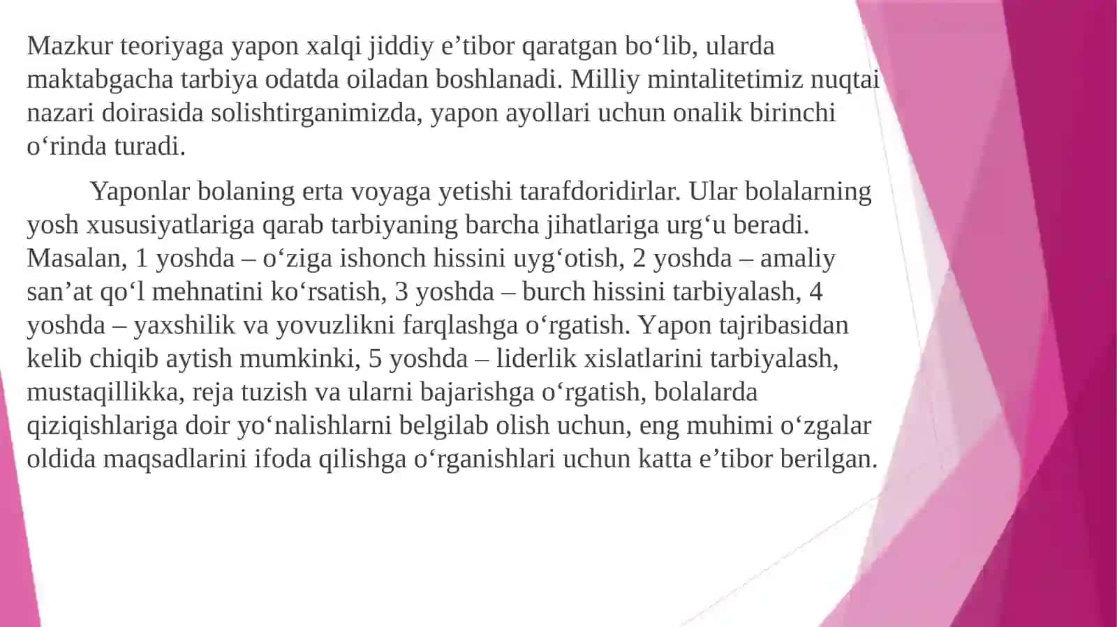 Texnologiya darslarida xorijiy ta’lim tizimidan foydalanish 4