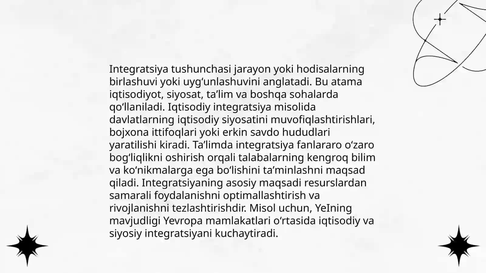 Innovatsiya va integratsiyaning qiyosiy tahlili 4