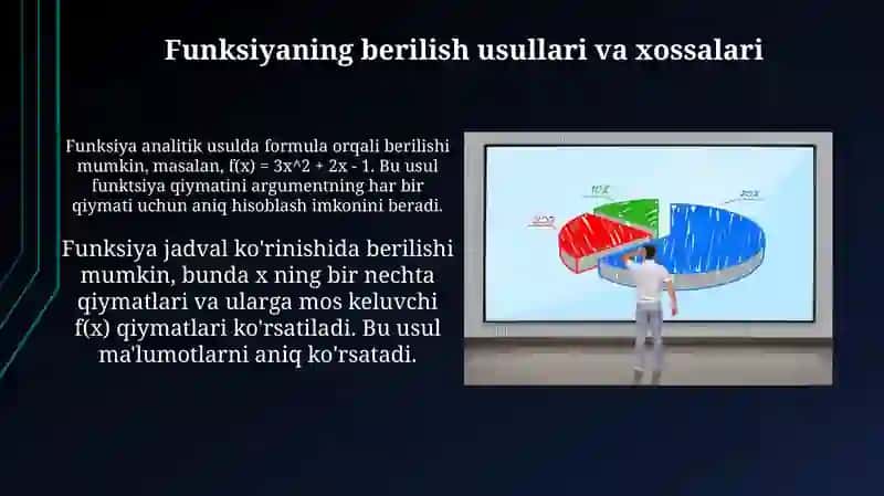 Funksiya tushunchasi va grafiklarni tahlil qilish 4
