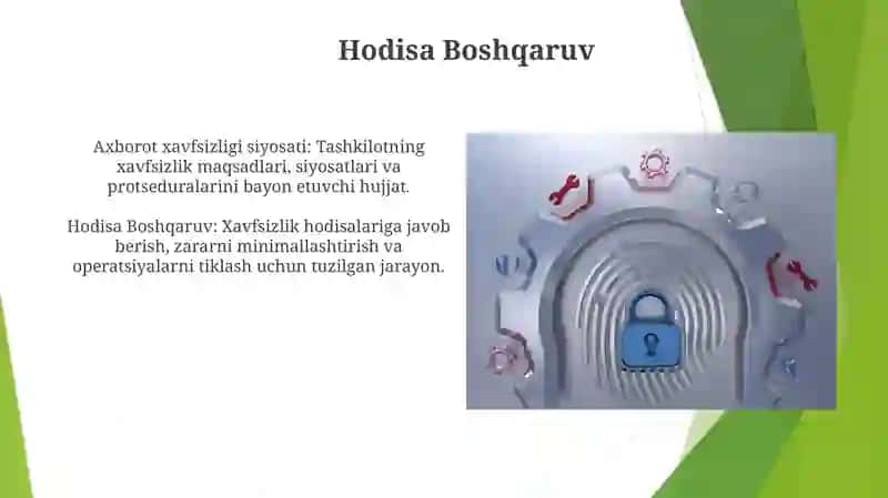 Axborot xavfsizligi siyosati 4