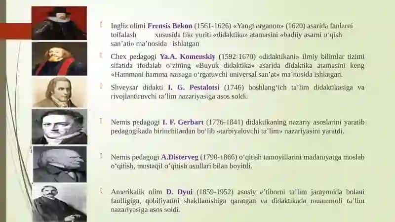 Didaktika ta’lim nazariyasi sifatida (TAQDIMOT) 4