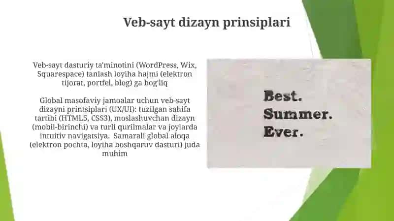 Global armoqda ishlashni tashkil etish 4