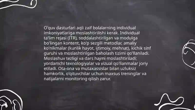 Difektalogiya fanidan tayyorlangan slayd 4