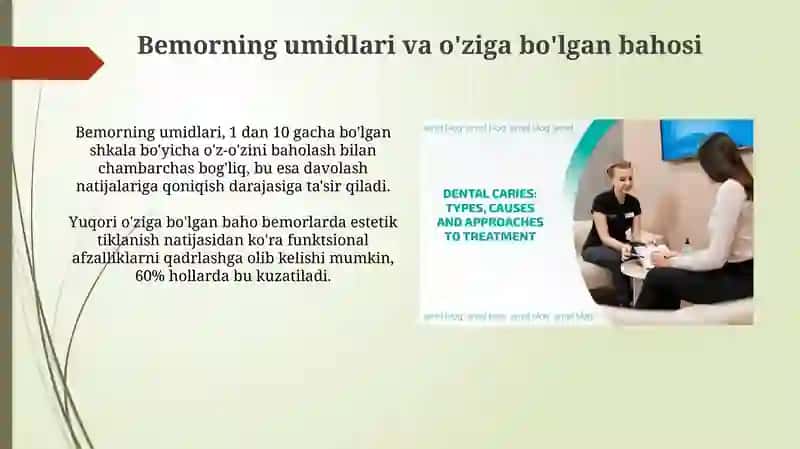 Tishlarni estetik restavratsiya gilishning psixologik jihatlari 4